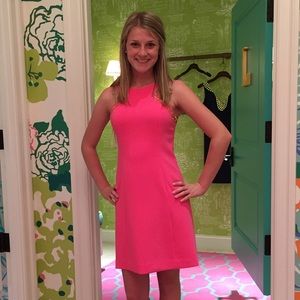 Pink and Gold Largo Beaded Lilly Pulitzer Dress